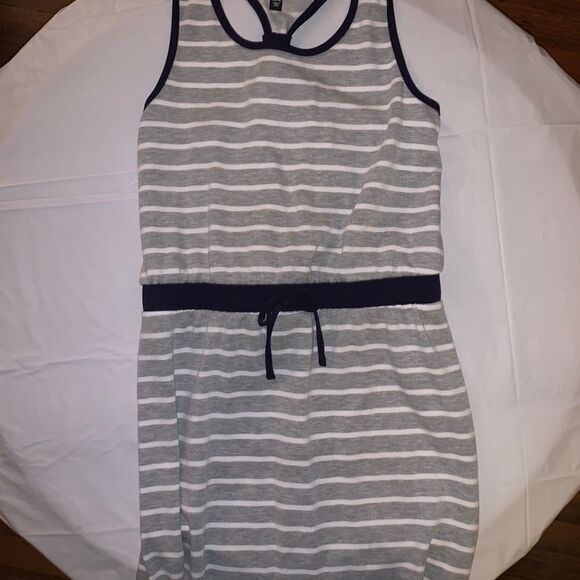 NWOT Long Striped Dress. Size L (12-14) - Picture 1 of 4